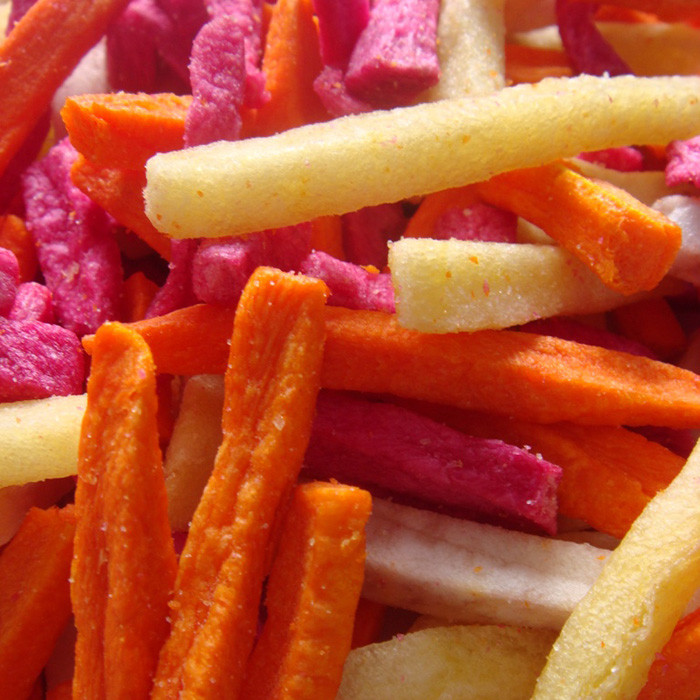 VF carrot -pototo-radish chips